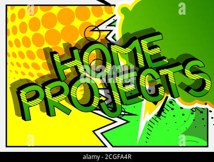 Home Projekte Comic-Stil Comic-Wörter auf abstrakten Comics Hintergrund. Stock Vektor