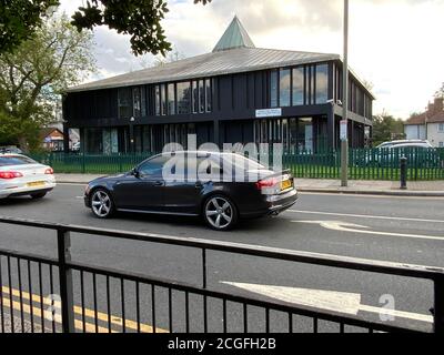 Burnt Oak Library an der Watling Avenue, London, Großbritannien Stockfoto