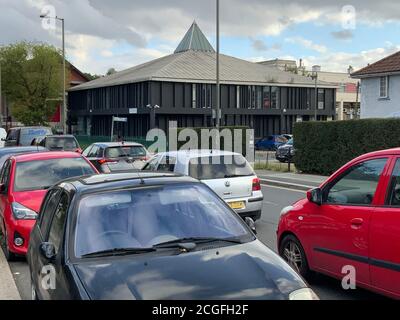 Burnt Oak Library an der Watling Avenue, London, Großbritannien Stockfoto