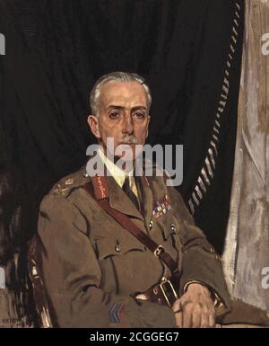 Orpen Sir William - Charles Sackville-West 4. Baron Sackville - British School - 19. Jahrhundert Stockfoto