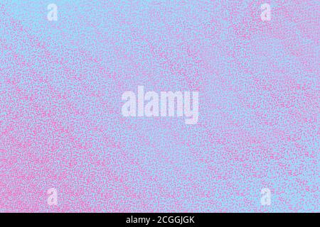 Abstrakt rosa magenta blau Verlauf Hintergrund, Punkte Muster Stockfoto