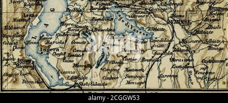 . Italien: handbuch für Reisende. Erster Teil (Norditalien) . WE i 3; ^TS^f. •ffsQBbwto ^  V-ay f 5 PCI1 1 nSIMow, Turin,Genua NJ*or€tra, Titrm.trenua TUrunlana yufrallarate. Stockfoto