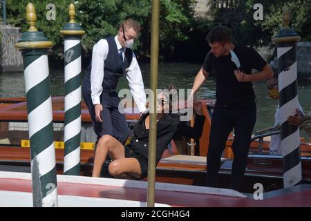 Venedig, Italien. September 2020. 77. Filmfestival von Venedig 2020, Celebrity Excelsior Arrivals. Bildnachweis: Independent Photo Agency Srl/Alamy Live News Stockfoto