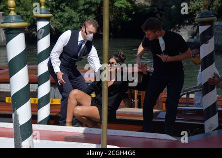 Venedig, Italien. September 2020. 77. Filmfestival von Venedig 2020, Celebrity Excelsior Arrivals. Bildnachweis: Independent Photo Agency Srl/Alamy Live News Stockfoto