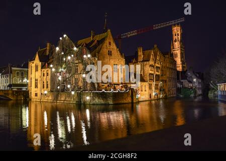 Die Stadt Brügge Stockfoto
