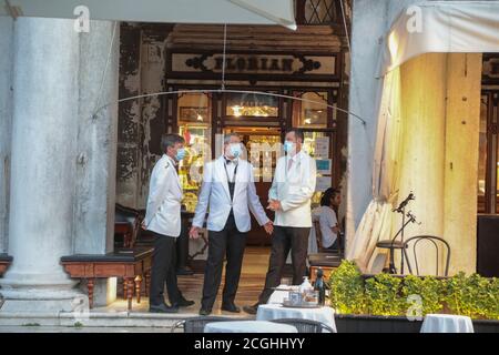 LEBEN MIT CORONAVIRUS IN VENEDIG, ITALIEN Stockfoto