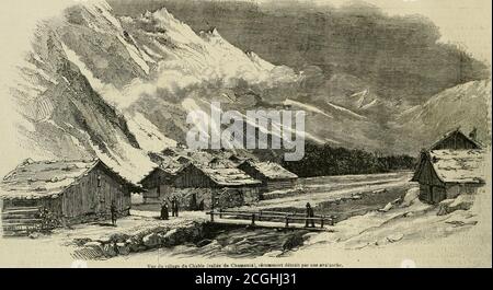 . L'Illustration : Journal universel . eli souslénoiine Maske. A Le Premier qui put se dégager courut au hameau desPrats demander du secours. On s empressa de toutes paris;Mais il était impossible de recornaiire même lemplacementdes maisons. Lépaisseur de la ntige rérinmcnl Icnibéc ketle Danger des lawinches en pôehaicrt daller rhercher dusecours au Prieuré. CE ne lut que le 1G au malin que le sonlugubre du tocsin donna lalarme aux babilaDts du Chef-lieude la vallée. Presque tous se portèrent aussitôt sur le lieu du LILLUSTRATION, JOURNAL UNIVERSEL. sinistre- là un soectacle dénlorable soffrit Stockfoto