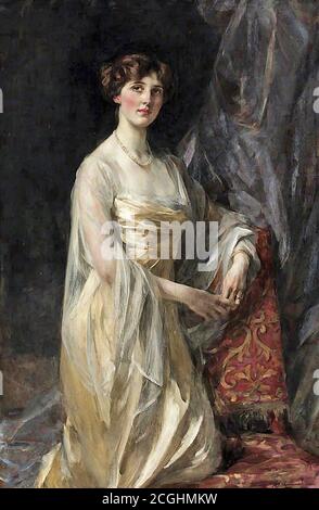 Shannon Sir James Jebusa - Lady Marguerite Nevill - Britisch Schule - 19. Jahrhundert Stockfoto