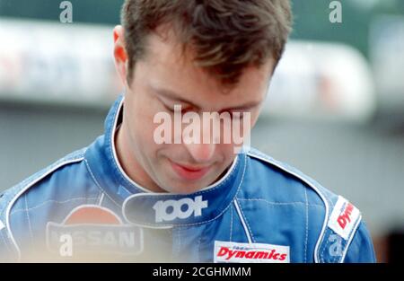 Archivbild: British Touring Car Championships in Brands Hatch am 31. August 1998, Bild aus Farbnegativ gescannt. Stockfoto