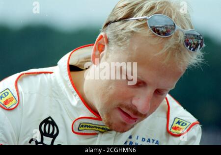 Archivbild: British Touring Car Championships in Brands Hatch am 31. August 1998, Bild aus Farbnegativ gescannt. Stockfoto