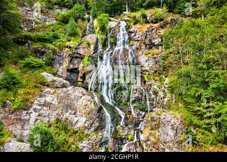 Todtnau Wasserfall im Schwarzwaldgebirge, Deutschland Stockfoto