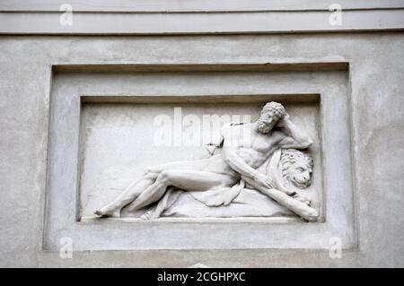 Hercules Pavillon im Rosenborg Schlossgarten in Kopenhagen Stockfoto