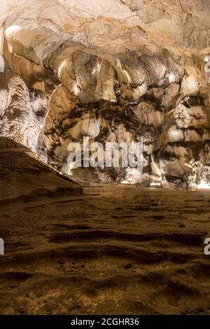 Frankreich, Ariege, Tarascon sur Ariege, Cave Lombrives. Stockfoto