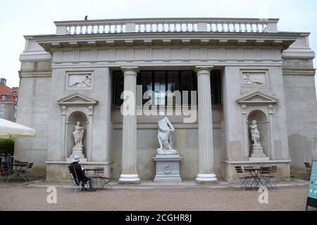 Hercules Pavillon im Rosenborg Schlossgarten in Kopenhagen Stockfoto