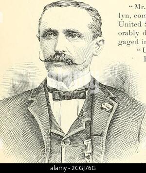 . Die Geschichte des amerikanischen Heldentums; spannende Erzählungen von persönlichen Abenteuern während des großen Bürgerkrieges, wie von den Medaillengewinnerinnen und Ehrenmännern erzählt. Erfolgreiche AT-Tempts, der dritte Angriff wurde gemacht, und LieutenantMcGee wurde getötet. Das Kommando fiel an Lukes, der ein Kleinoffizier war, und die Festung wurde eingenommen. Lukes suchte nach dem Leichnam des commander und fand heraus, dass die Eingeborenen dasselbe in die Berge verschleppten. Seth Allen und Thomas Murphy riefen nach Volun-Teers, und da die Einheimischen bald überholt wurden, fand ein Kampf aus Verzweiflung statt. Wenn Verstärkungenankommen Stockfoto