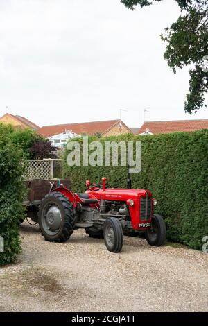 Massey Ferguson 35 Traktor Cherry Willingham Juni 2020 Stockfoto
