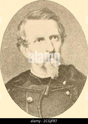 . Offiziere der Armee und Marine (Freiwillige), die im Bürgerkrieg gedient . durch die Kämpfe des Frühlings und Summer-Kampagnen von 1864 unter General Grant, und mit General Sheridan in seinen Überfällen um Richmond. Seine Gesundheit nicht gut, Und nachdem er in seinen drei Jahren ein und halb Monate gedient hatte, bat er um seine Abfuhr und wurde ehrenvoll am 30. September[864, als sich die Armee in Winterquartiere niedergelassen hatte, ausgemustert. Kapitän Wells kehrte nach Philadelphia zurück und, rekrutierenseine Stärke, in die United States Navy aufgenommen, wird Sekretär von Admiral Peirce Crosby, 19. Dezember 1864. Er s Stockfoto