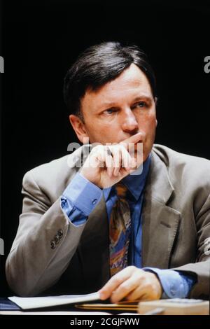 Antoine Waechter, Präsident der französischen Ökologiepartei Les Verts, 90er Jahre, Frankreich Stockfoto