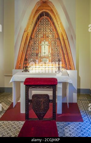 Gaudi House Museum, Parc Güell, Barcelona, Katalonien, Spanien - Um 2015. Stockfoto