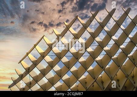 Teil des Metropol Sonnenschirms, auch bekannt als Las Setas (die Pilze) an der Plaza de la Encarnación. Speicherplatz kopieren Stockfoto