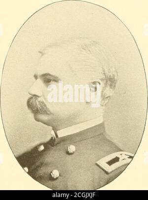 . Offiziere der Armee und Marine (regelmäßige), die im Bürgerkrieg gedient . ANT-Oberst E. T.Sherlock war getötet worden, und blieb im Kommando derRegiment (obwohl schwer leiden von einem verwundeten in Chancellorsville erhalten) bis und einschließlich der Schlacht von Gettysburg, Pennsylvania, wo er zwiegeschlagen wurde, Aber nicht das Feld oder sein Kommando verlassen. Major Pulford wurde Leutnant-Oberst des Fünften Michigan 3. Mai 1863 befördert, und im August jenes Jahres wurde nach New York City mit seinem Regiment auf der Zählung der Entwurfsunruhen geschickt, und von dort nach Troy, NewYork, für den gleichen Zweck, zurückkehrend Stockfoto