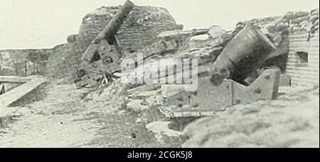 . Originalaufnahmen auf den Schlachtfeldern während des Bürgerkrieges der Vereinigten Staaten. ORIGINAL-MONITOR NACH IHREM KAMPF MIT DEN MERRIMAC RUINEN VON FORT PULASKI, G.V, APRIL 1862 Stockfoto