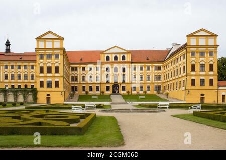 Schloss und Park Jaromericce nad Rokytnou, Tschechien, Europa Stockfoto