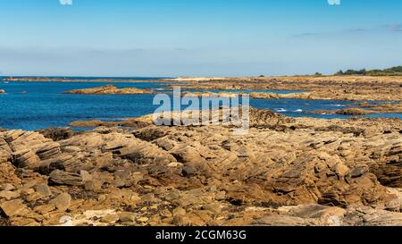 Yeu Insel in Frankreich, schöne Landschaft, pointe du Bud Stockfoto