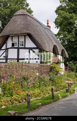 Elmley Castle, ein Fachwerkdorf in Worcestershire, England, Großbritannien Stockfoto