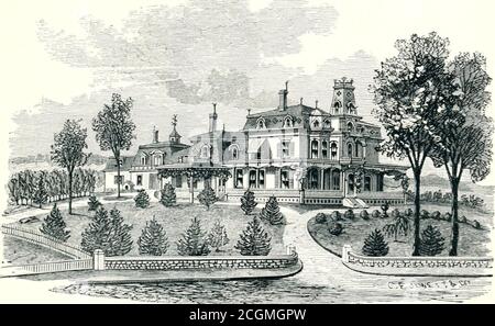 . Fitchburg, Massachusetts, Vergangenheit und Gegenwart. & Ware, durch den Zusatz von C. E. Ware, und Juli 1887, gab die Praxis auf, um Korporation Counsel für die Fitchburg Rail-Road, mit einem Büro in Boston zu werden. Stillman Haynes wurde geboren in Townsend, Mass., April 1833; Sohn von Samuel und Eliza (Spaulding) Haynes; at-gepflegt gemeinsame und ausgewählte Schulen seiner Heimatstadt unddanach Leicester Academy und die normale Schule atLancaster. Er war für einige Zeit in New Ipswich Academian Associate Lehrer und ein Student mit Elisha F. Quimby, später Professor für Mathematik und Bauingenieurwesen an Dart-Mouth Co Stockfoto