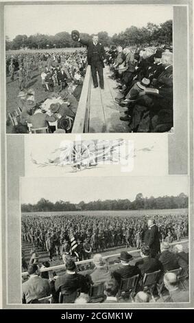 . Die Geschichte und Errungenschaften der Fort Scheridan Offiziersausbildungslager . Stockfoto