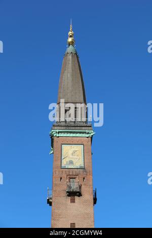 Turm des Palace Hotels in Kopenhagen Stockfoto