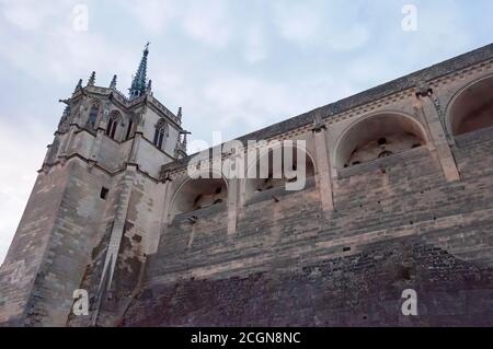 Amboise, Frankreich - Oktober 31 2013: Schloss Amboise, Departement Indre-et-Loire im Loiretal, Frankreich, Heimat von König Heinrich 1. Stockfoto