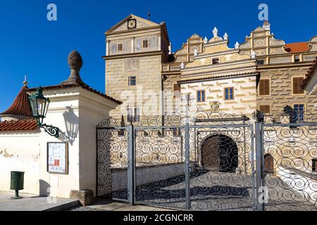 renesanční zámek Horšovský Týn (narodni kulturni pamatka), Plzeňský kraj, Ceska republika / Renaissanceschloss Horsovsky Tyn, Region Pilsen, Tschechische Republik Stockfoto