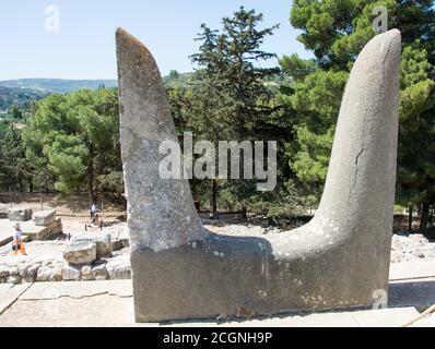 Acheologische Fotografien aus Kreta Stockfoto