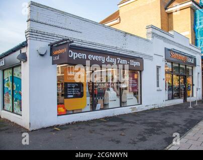 Sainsburys Laden in Teddington, London, Großbritannien Stockfoto