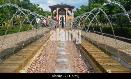 Orientalischer Garten in den Gärten der Welt in Berlin-Marzahn Stockfoto