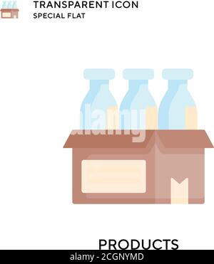 Vektorsymbol für Produkte. Flache Illustration. Vektor EPS 10. Stock Vektor