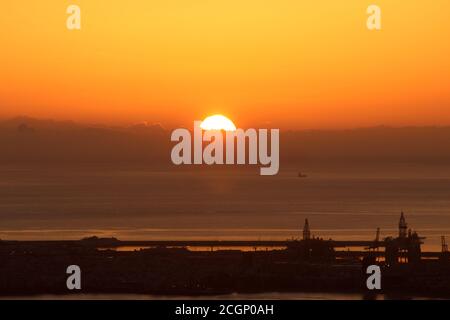 Sonnenaufgang, Las Palmas, Gran Canaria Stockfoto