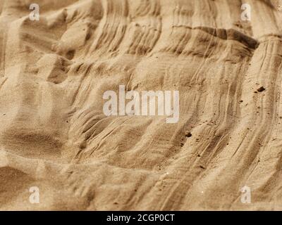 Sand Düne Textur Welle Hintergrund Stockfoto