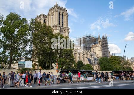 Kathedrale Notre-Dame de Paris, Paris, Frankreich Stockfoto