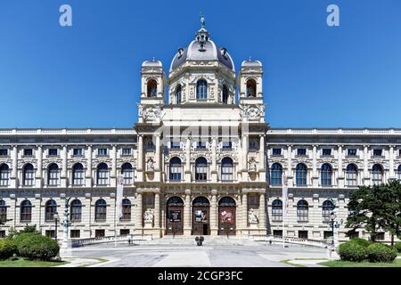 Kunsthistorisches Museum, erbaut 1871-1881, KHM, Maria-Theresien-Platz, 1. Bezirk von Wien, Innere Stadt Wien, Österreich Stockfoto