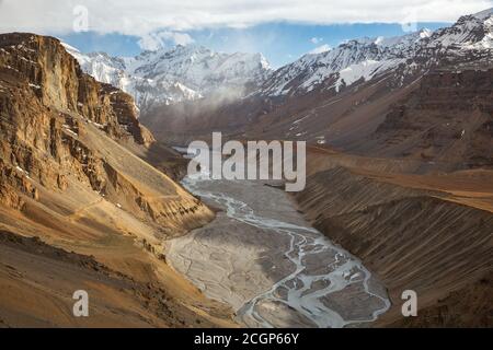 Spiti Valley in Himachal Pradesh, Indien Stockfoto