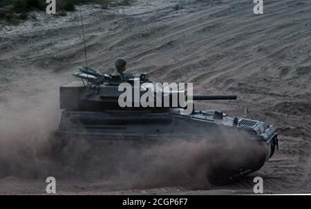 BRITISCHE ARMEE Aufklärungspanzer Scorpion / Panzeraufklärungsfahrzeug ARV FV 101 Skorpion Stockfoto