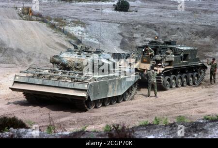 BRITISCHE ARMEE Kampfpanzer Chieftain / Main Battle Tank Chieftain Stockfoto