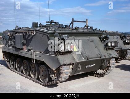 BRITISCHE ARMEE Truppentransportpanzer Bulldog / Panzerpersonal Carrier APC FV432 Bulldog Stockfoto