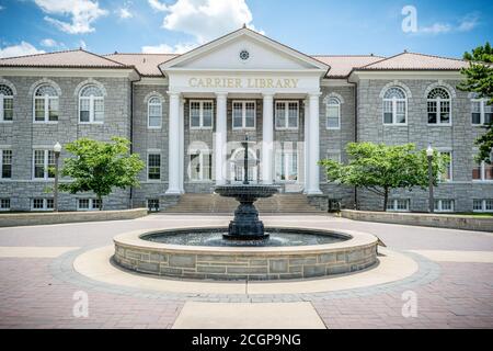 Harrisonburg Virginia USA Mai 29 2017 James Madison University Carrier Bibliothek Stockfoto