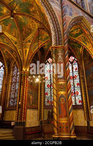 Fresken an der Decke Stockfoto