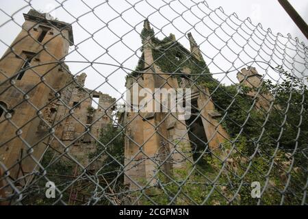 Cambusnethan House, Wishaw, North Lanarkshire, Scotland, UK 10 sept 2020 oder Cambusnethan Priorat wurde von James Gillespie Graham entworfen und I abgeschlossen Stockfoto