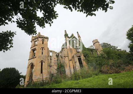 Cambusnethan House, Wishaw, North Lanarkshire, Scotland, UK 10 sept 2020 oder Cambusnethan Priorat wurde von James Gillespie Graham entworfen und I abgeschlossen Stockfoto